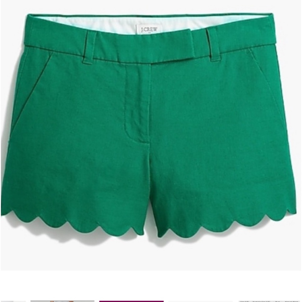 J.Crew Scalloped Shorts